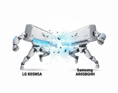 Adu Spesifikasi AC LG 1/2 PK K05NSA VS Samsung AR05BGH