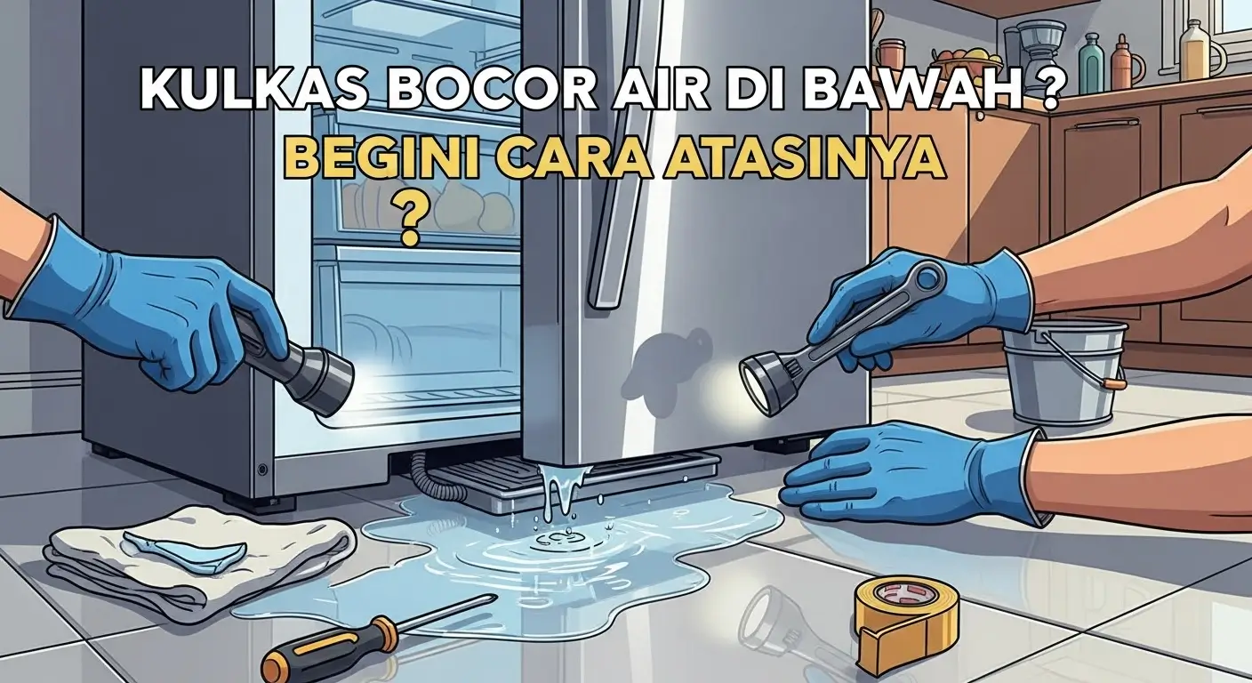 Kulkas Bocor Air di Bawah? Begini Cara Atasinya
