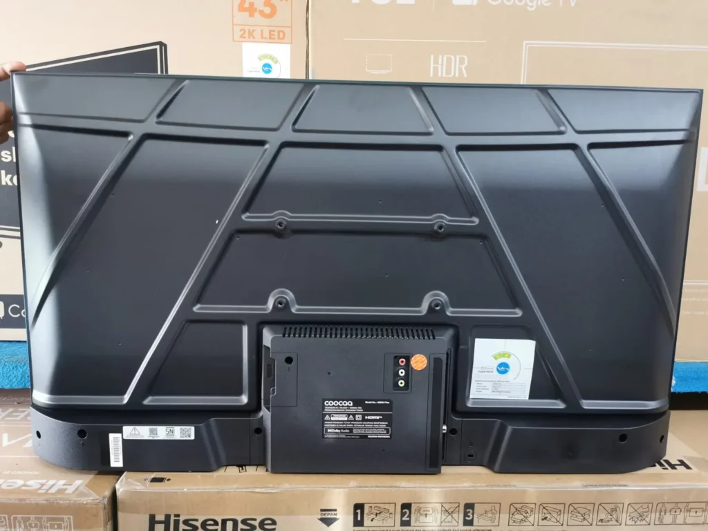 Tampilan Belakang Coocaa Smart TV 40S3U