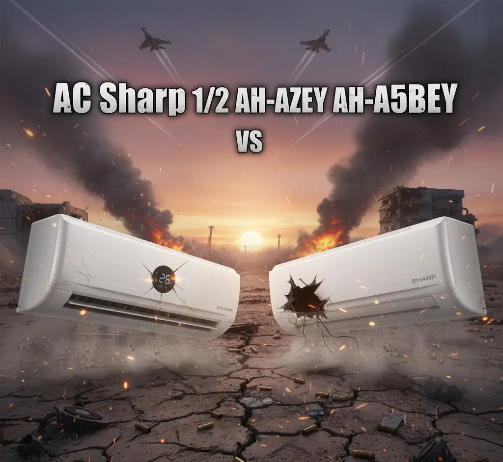 Bandingin Spesifikasi AC Sharp 1/2 AH-A5ZEY vs AH-A5BEY
