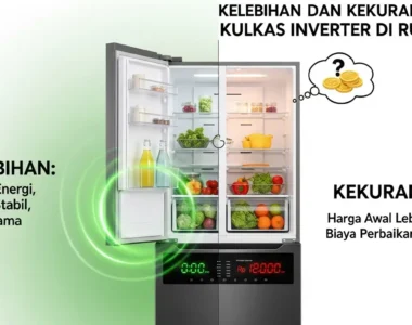 Kelebihan dan Kekurangan Kulkas Inverter di Rumah