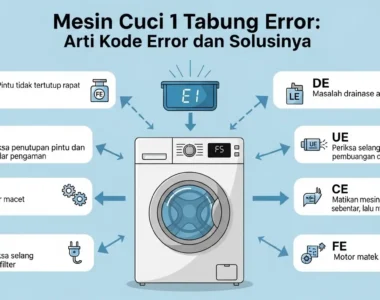 Mesin Cuci 1 Tabung Error: Arti Kode Error dan Solusinya