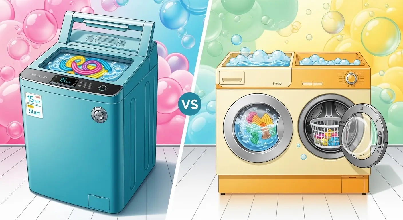 Mesin Cuci 1 Tabung vs 2 Tabung, Mana Lebih Untung?