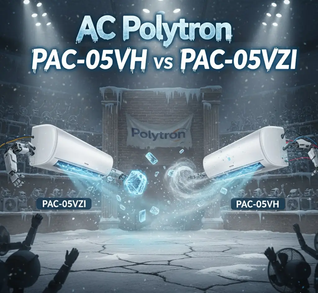 Bandingin Spesifikasi AC Polytron PAC-05VH vs PAC-05VZI