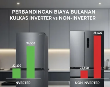 Perbandingan Biaya Bulanan Kulkas Inverter vs Non-Inverter