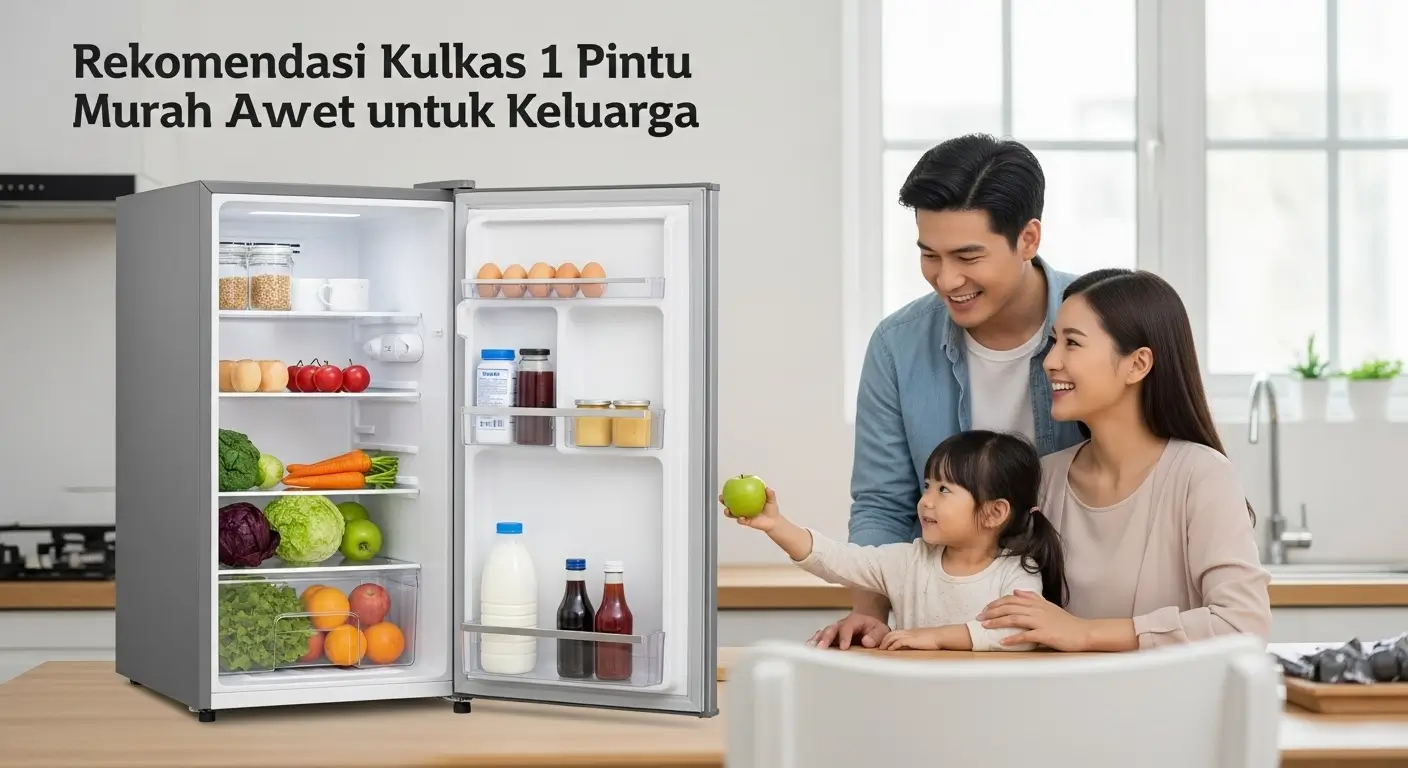 Rekomendasi Kulkas 1 Pintu Murah Awet untuk Keluarga