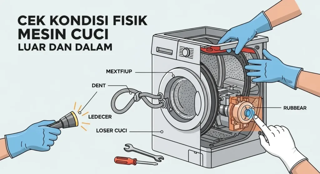 Cek Kondisi Fisik Luar dan Dalam