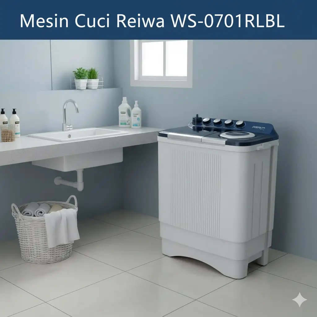 Mesin Cuci Reiwa WS-0701RLBL: Review dan Harga Terbaru