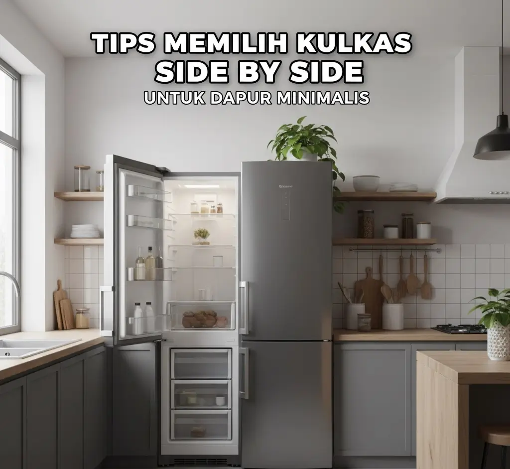 Tips Memilih Kulkas Side by Side Untuk Dapur Minimalis