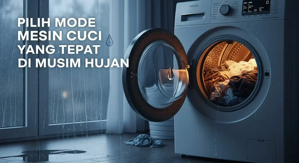 Pilih Mode Mesin Cuci yang Tepat di Musim Hujan