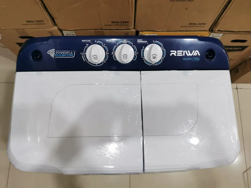 Design Mesin Cuci Reiwa WS-0701RLBL