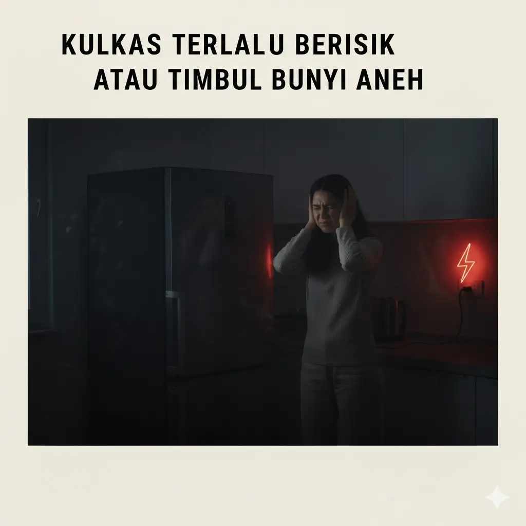 Kulkas Terlalu Berisik atau Timbul Bunyi Aneh