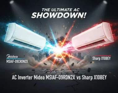 Adu Irit AC Inverter Midea MSIAF-09CRDN2X vs Sharp X10BEY