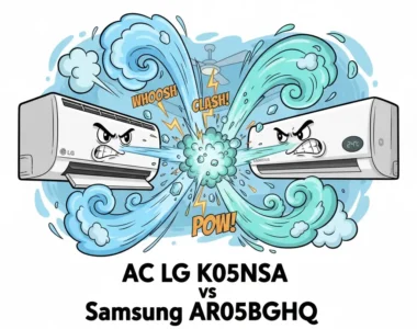 Adu Fitur AC LG K05NSA vs Samsung AR05BGHQ