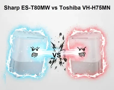Adu Spec Mesin Cuci Sharp ES-T80MW vs Toshiba VH-H75MN