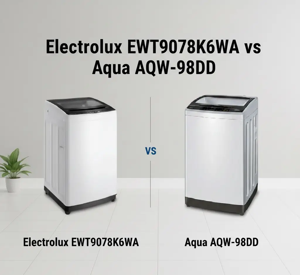Adu Spec Electrolux EWT9078K6WA vs Aqua AQW-98DD