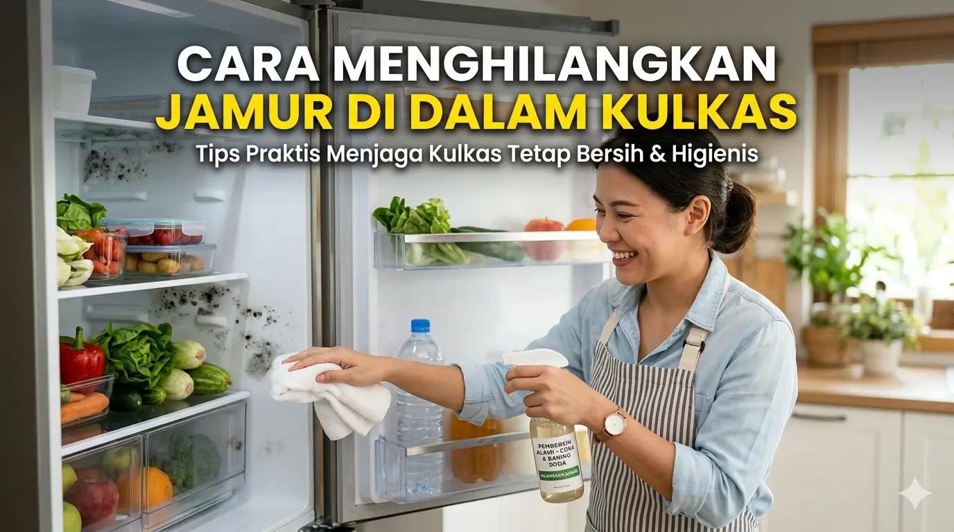 Cara Menghilangkan Jamur di Dalam Kulkas