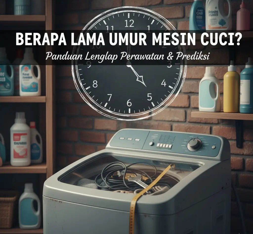 Berapa Lama Umur Mesin Cuci? Tanda Sudah Perlu Ganti