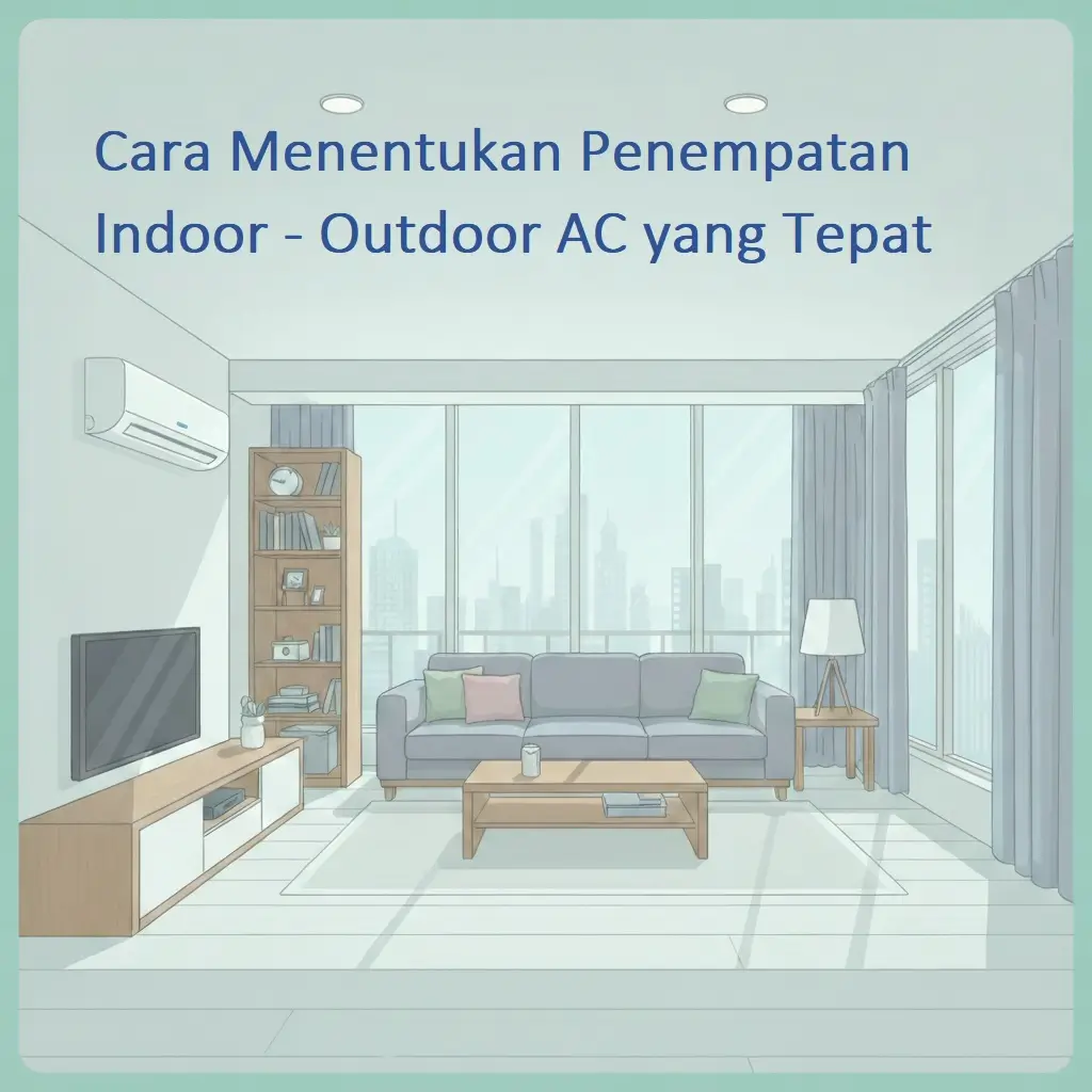Cara Menentukan Penempatan Indoor - Outdoor AC yang Tepat