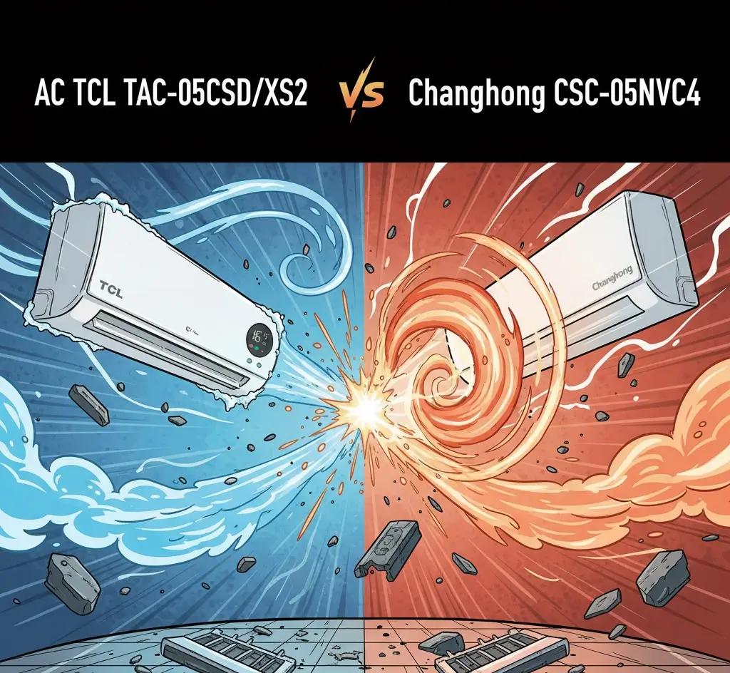 Adu Spec AC TCL TAC-05CSD/XS2 vs Changhong CSC-05NVC4