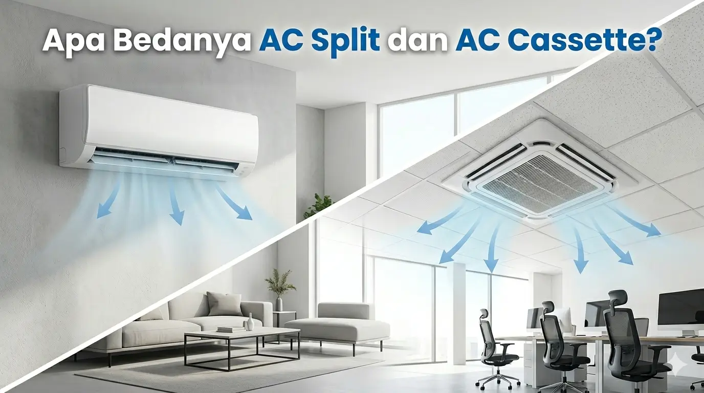 Apa Bedanya AC Split dan AC Cassette?