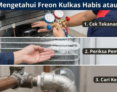 Cara Mengetahui Freon Kulkas Habis atau Tidak