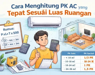 Cara Menghitung PK AC yang Tepat Sesuai Luas Ruangan