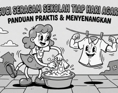 Tips Cuci Seragam Sekolah Tiap Hari Agar Awet