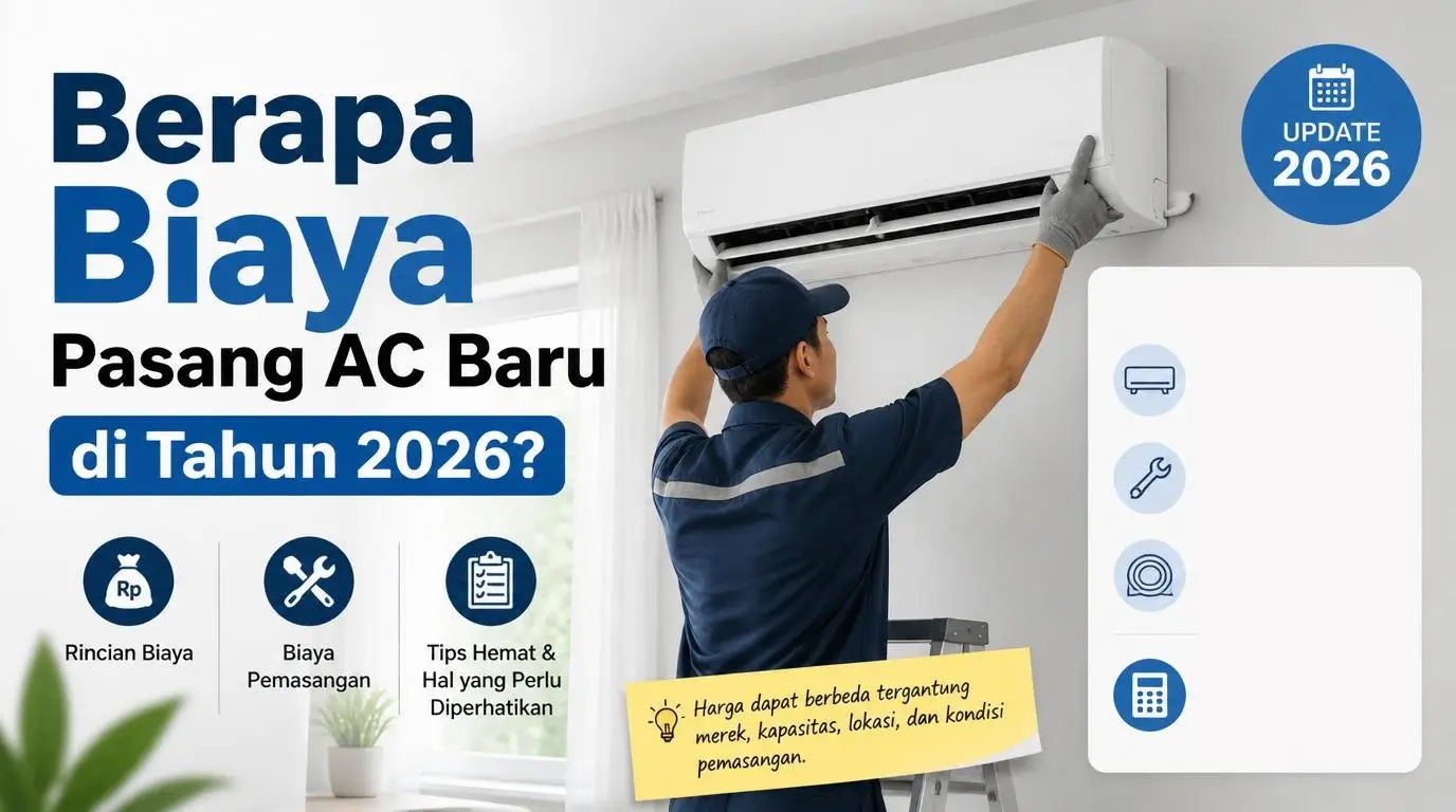 Berapa Biaya Pasang AC Baru di Tahun 2026?