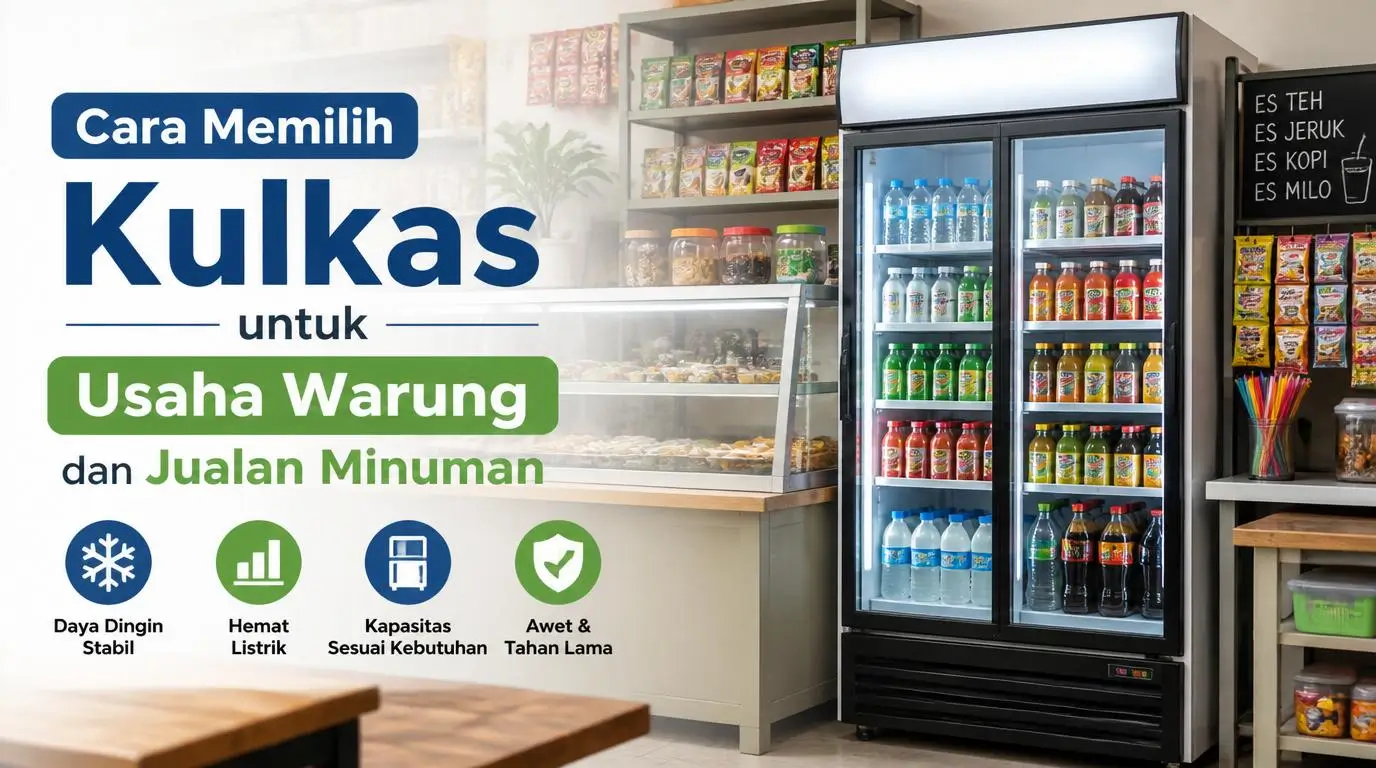 Cara Memilih Kulkas untuk Usaha Warung dan Jualan Minuman