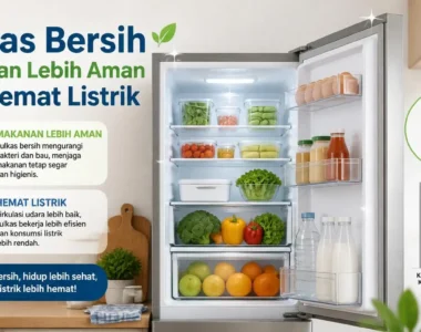 Kulkas Bersih Makanan Lebih Aman dan Hemat Listrik