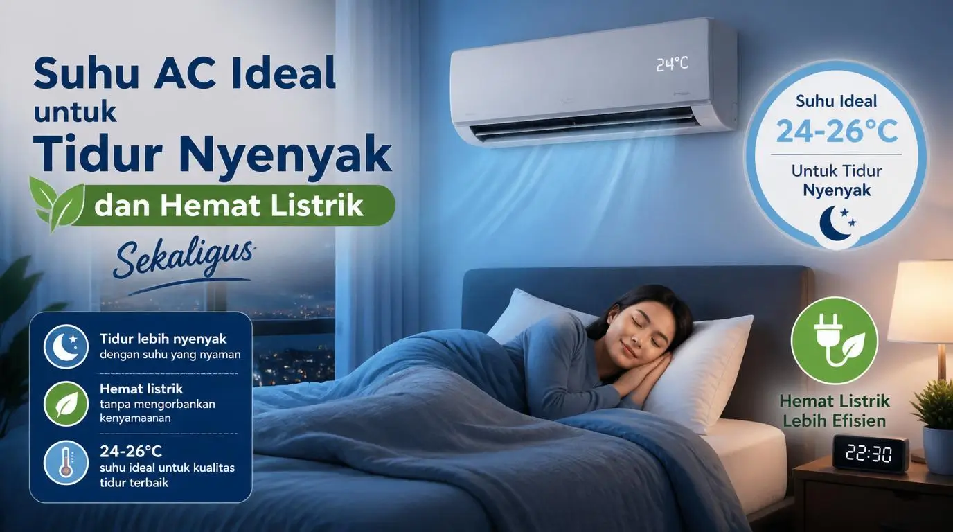 Suhu AC Ideal untuk Tidur Nyenyak dan Hemat Listrik Sekaligus