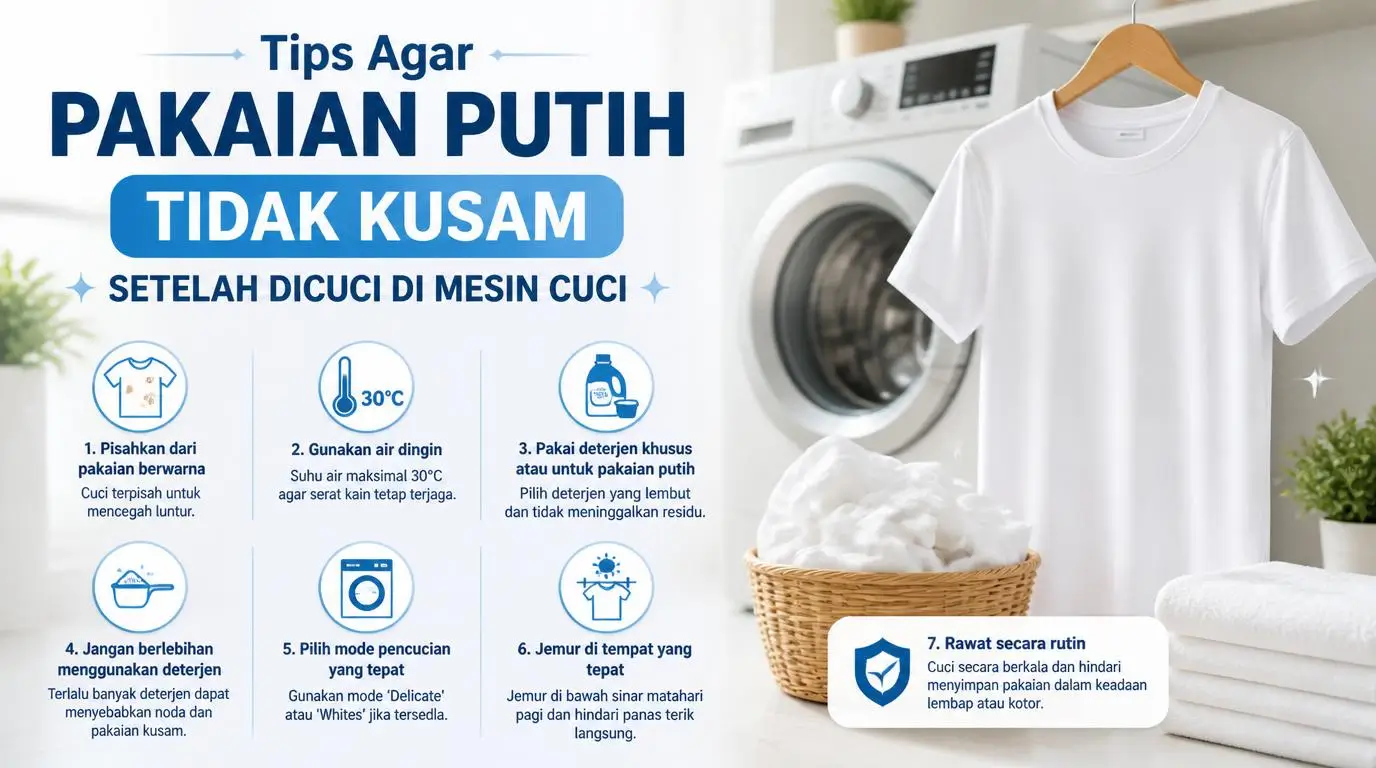 D:\01. Business\03. DESIGN WEB THEDY\03. CONTENT\BLOG ARTIKEL\00 REVIEW\3. MESIN CUCI\84 Tips Agar Pakaian Putih Tidak Kusam Setelah Dicuci di Mesin Cuci
