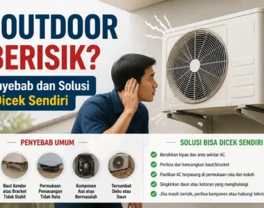 AC Outdoor Berisik Ini Penyebab dan Solusi Bisa Dicek Sendiri