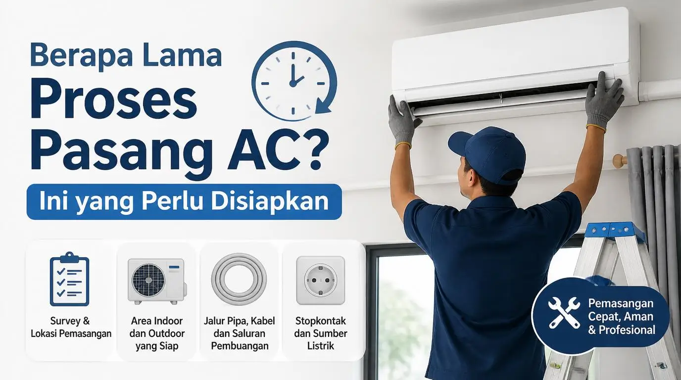 Berapa Lama Proses Pasang AC? Ini yang Perlu Disiapkan