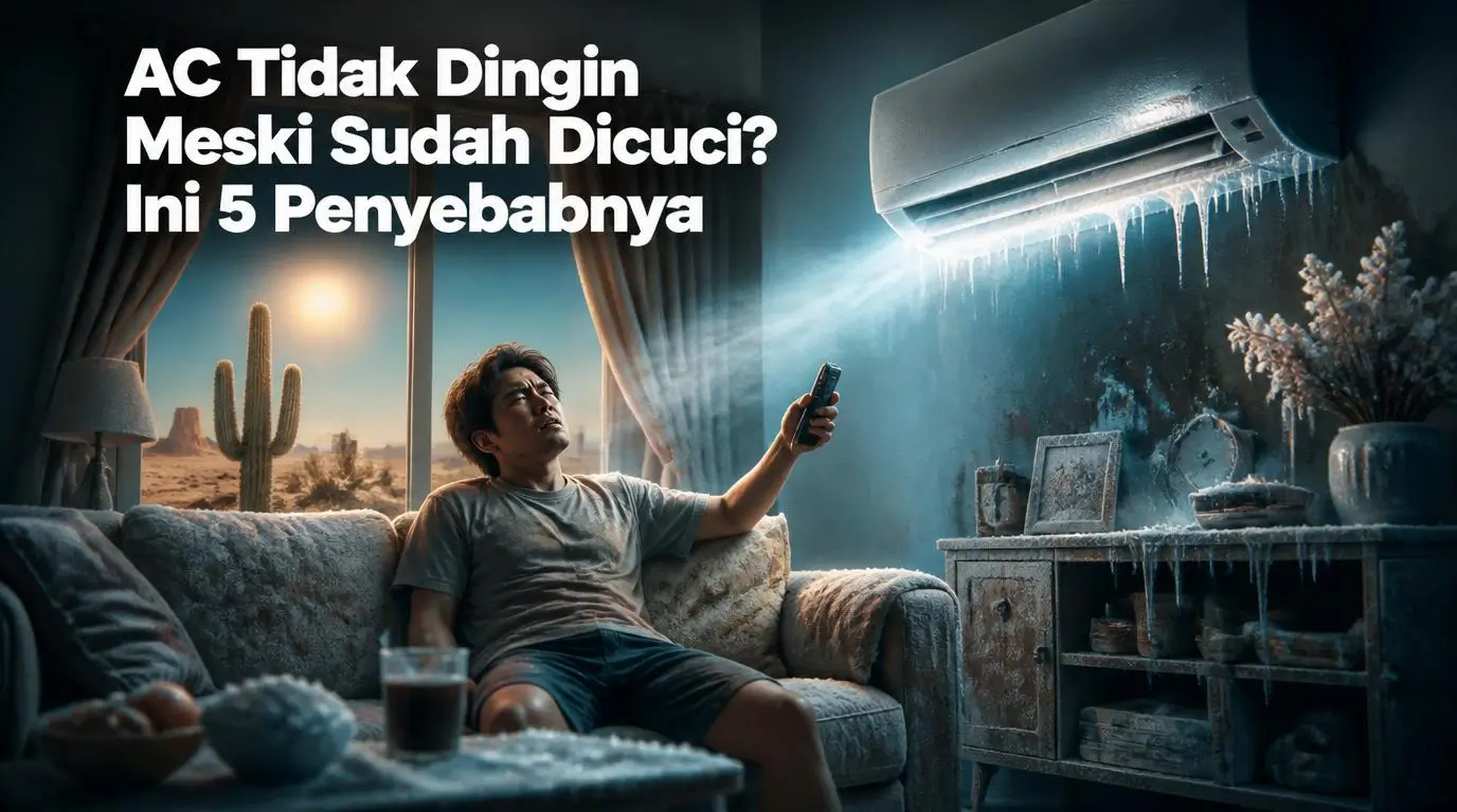 AC Tidak Dingin Meski Sudah Dicuci? Ini 5 Penyebabnya