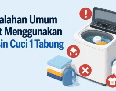 Kesalahan Umum Saat Menggunakan Mesin Cuci 1 Tabung