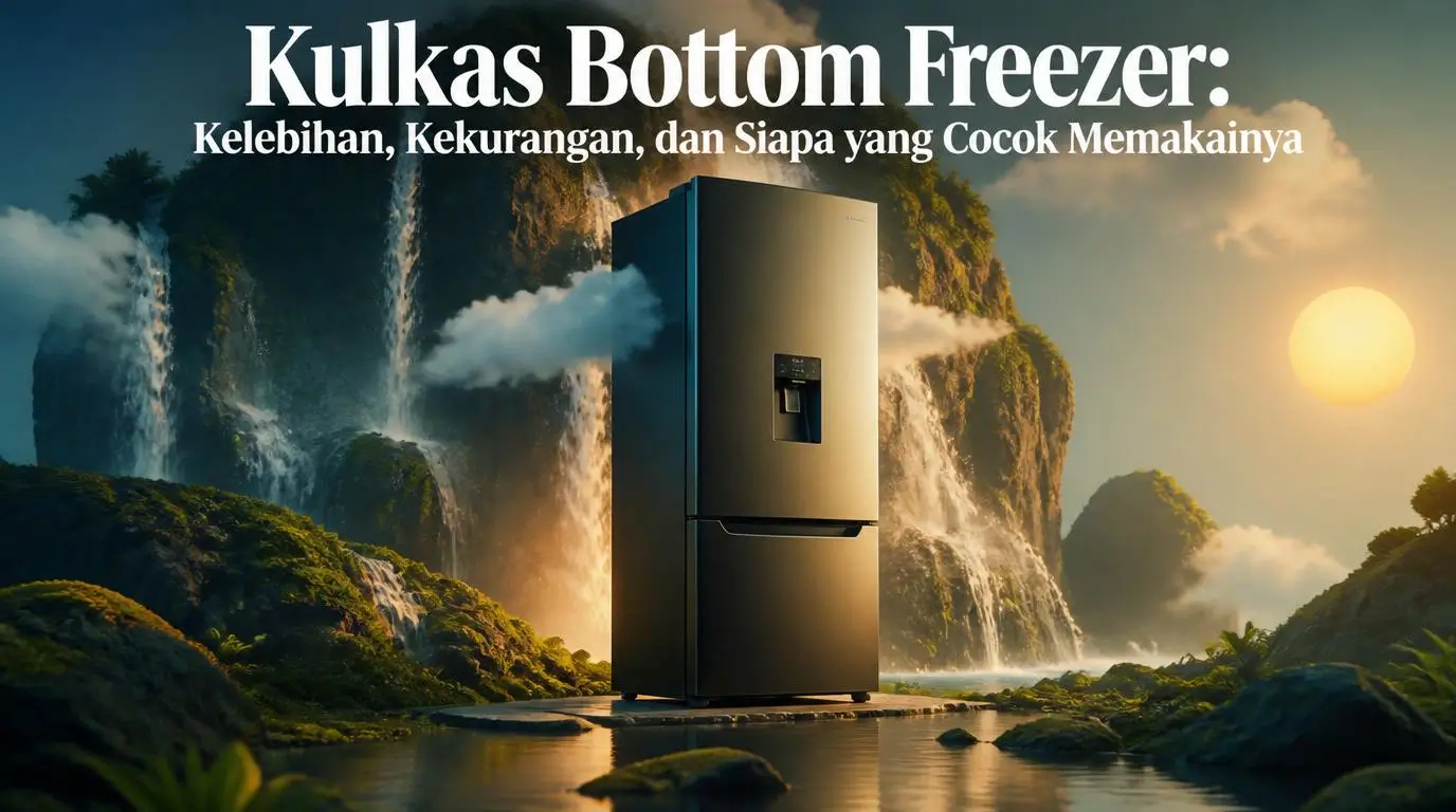 Kulkas Bottom Freezer: Kelebihan, Kekurangan, dan Siapa yang Cocok Memakainya