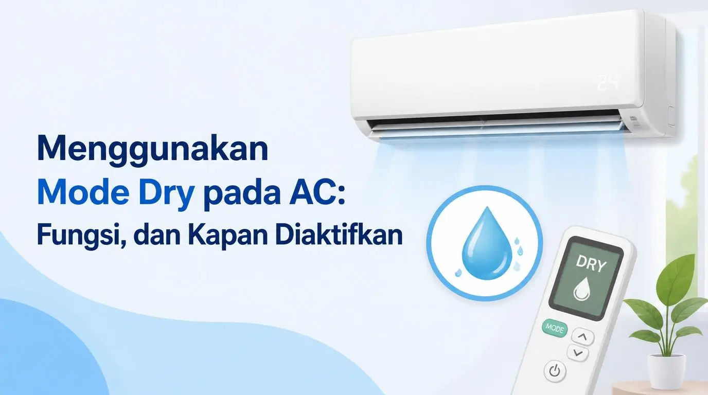 Menggunakan Mode Dry pada AC: Fungsi, dan Kapan Diaktifkan