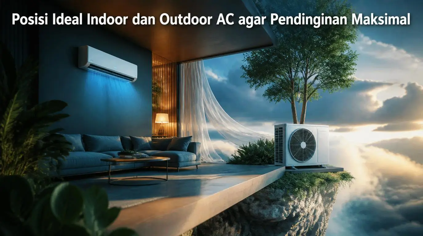 Posisi Ideal Indoor dan Outdoor AC agar Pendinginan Maksimal