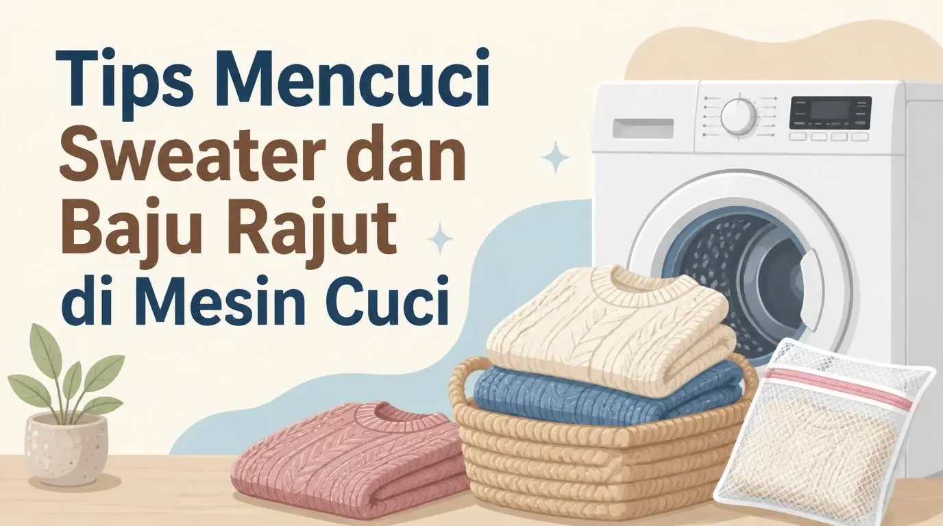 Tips Mencuci Sweater dan Baju Rajut di Mesin Cuci