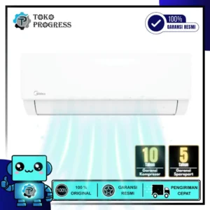 AC MIDEA 1/2 PK MSFQ-05CRN8 PK HYPER GRAPFINS + DUAL FILTRATION