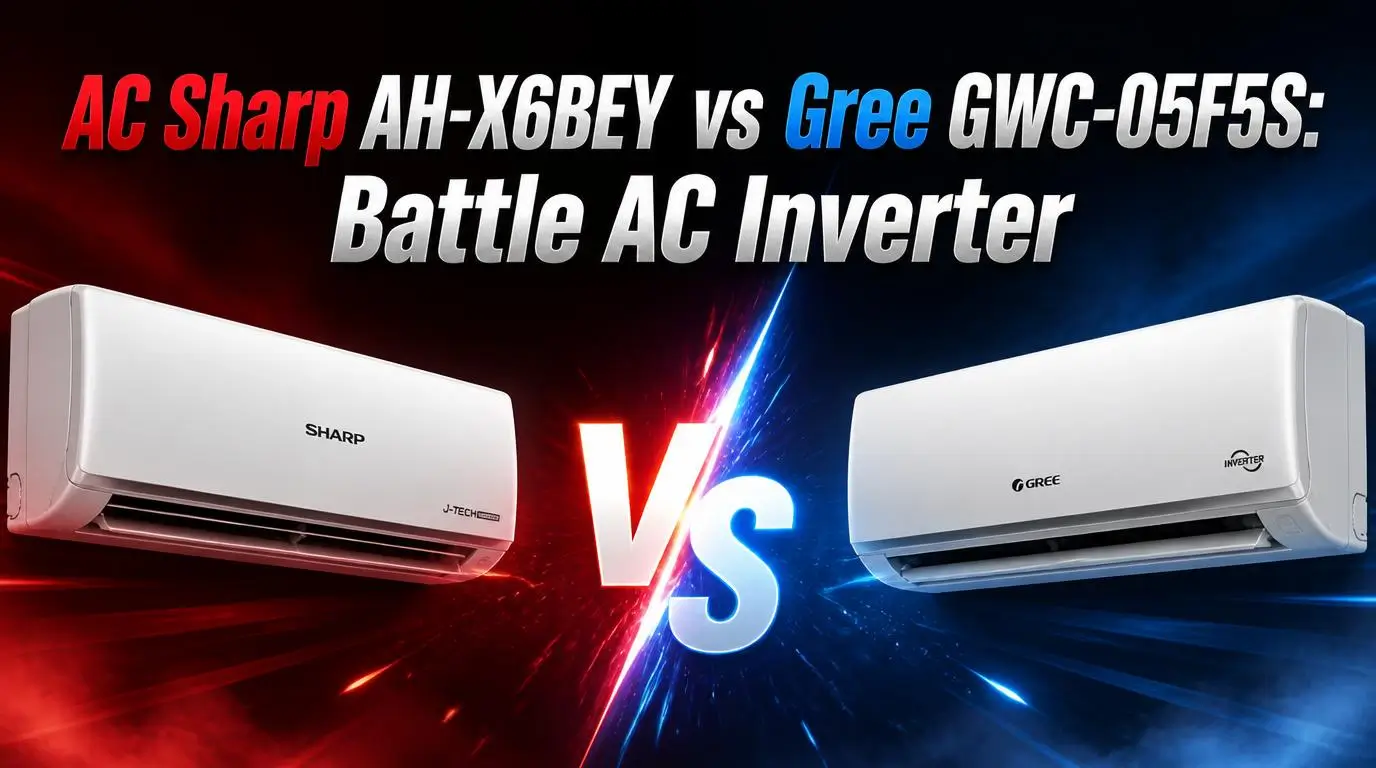 AC Sharp AH-X6BEY vs Gree GWC-05F5S: Battle AC Inverter