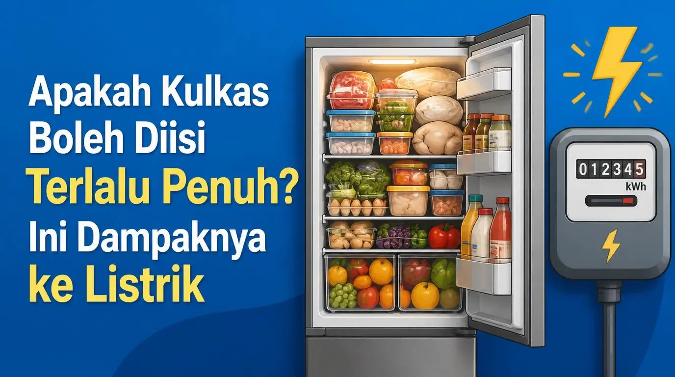 Apakah Kulkas Boleh Diisi Terlalu Penuh? Ini Dampaknya ke Listrik