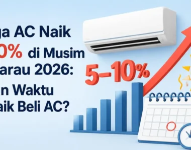 Harga AC Naik 5–10% di Musim Kemarau 2026: Kapan Waktu Terbaik Beli AC?