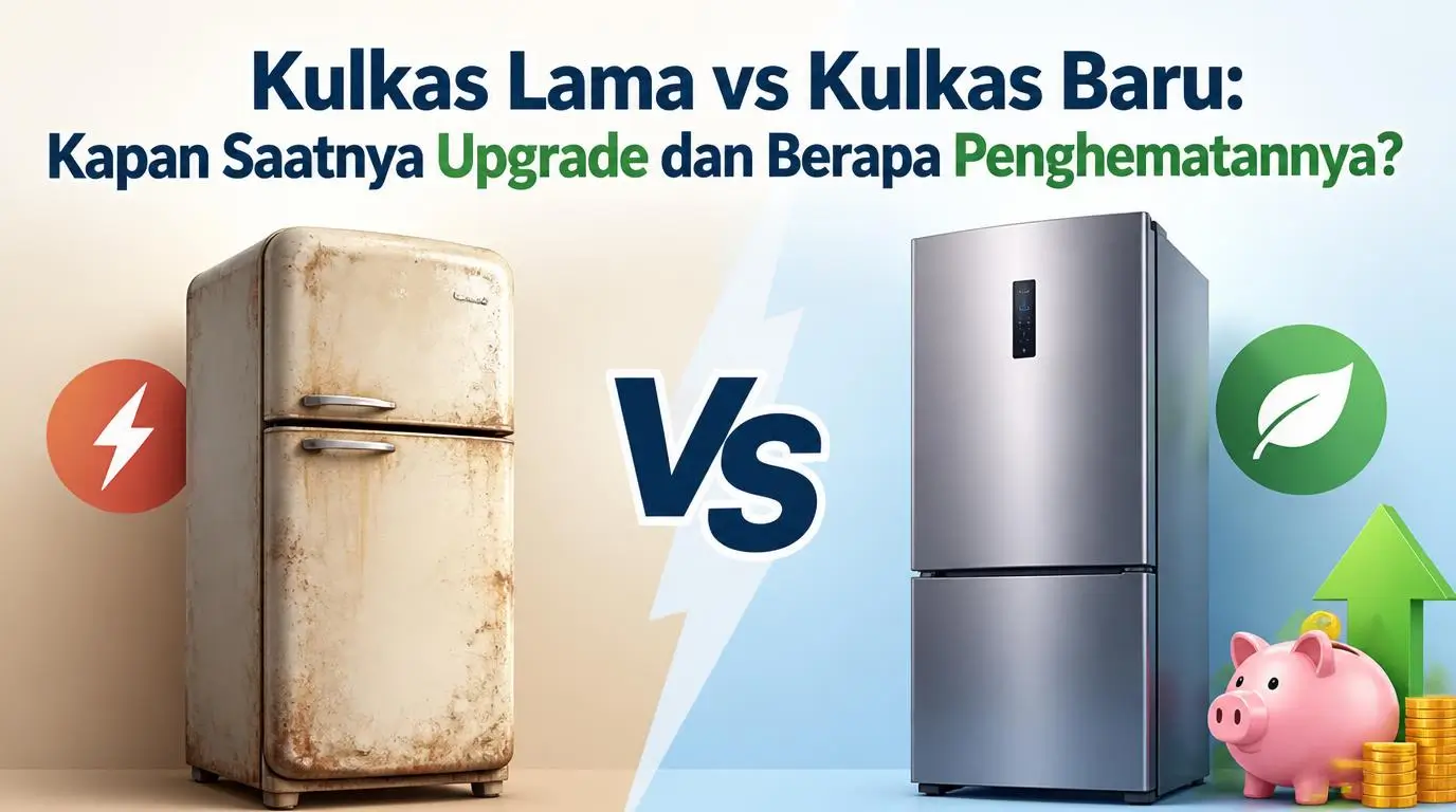 Kulkas Lama vs Kulkas Baru: Kapan Saatnya Upgrade dan Berapa Penghematannya?