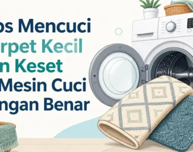 Tips Mencuci Karpet Kecil dan Keset di Mesin Cuci dengan Benar