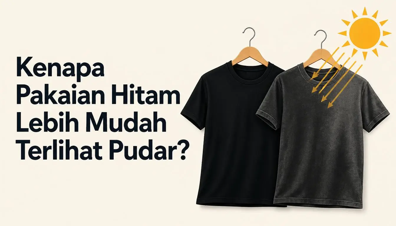 Tips Mencuci Pakaian Hitam agar Tidak Cepat Pudar