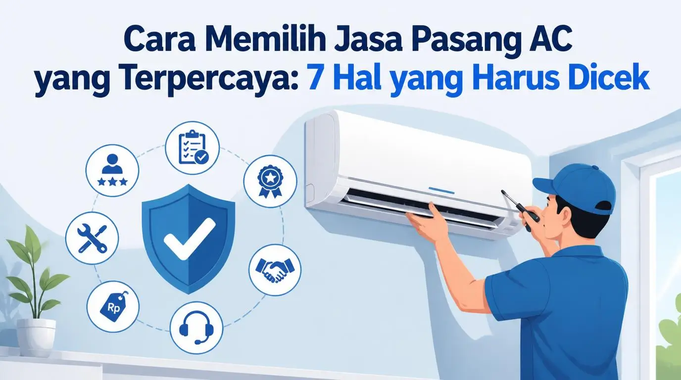 Cara Memilih Jasa Pasang AC yang Terpercaya: 7 Hal yang Harus Dicek