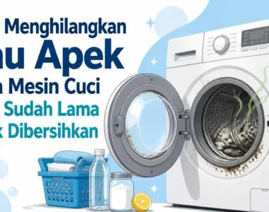 Cara Menghilangkan Bau Apek pada Mesin Cuci yang Sudah Lama Tidak Dibersihkan